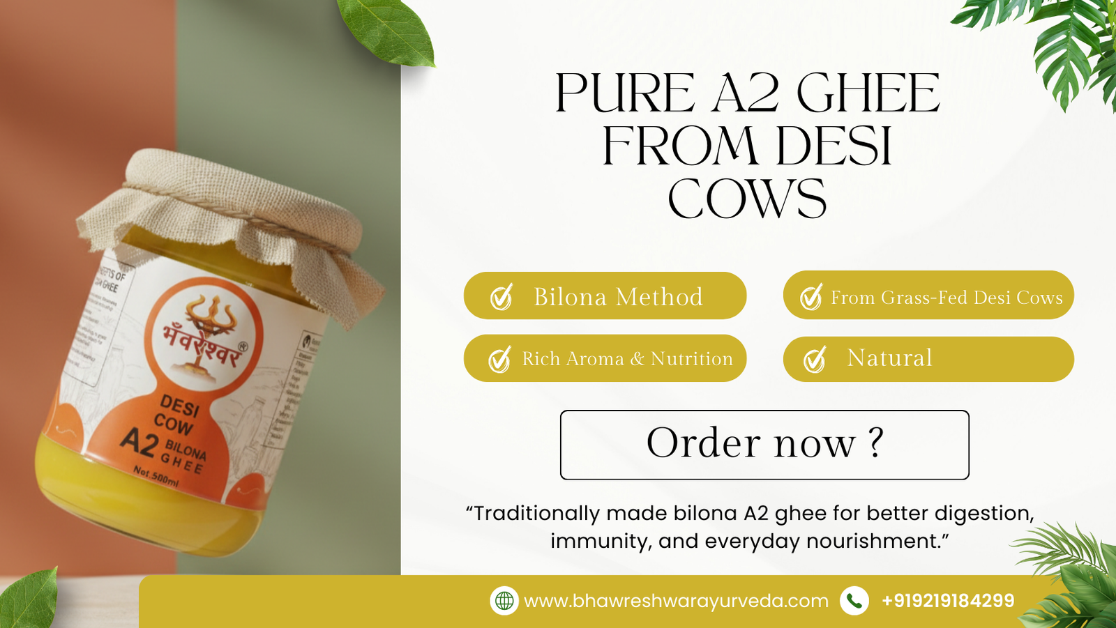 White and Green Modern Ayurvedic Clinic Treatments Facebook Cover (1)